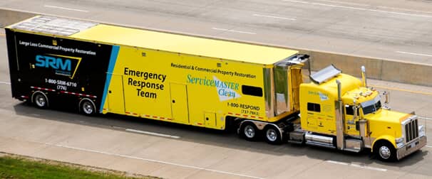 ServiceMaster’s Cleaning and Restoration Emergency Response Team Truck