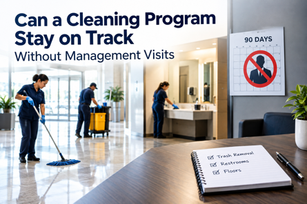 Can a Cleaning Program Stay on Track Without Management Visits