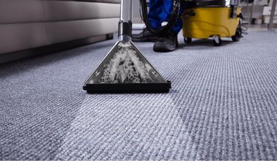 commercial office cleaning services include deep carpet cleaning