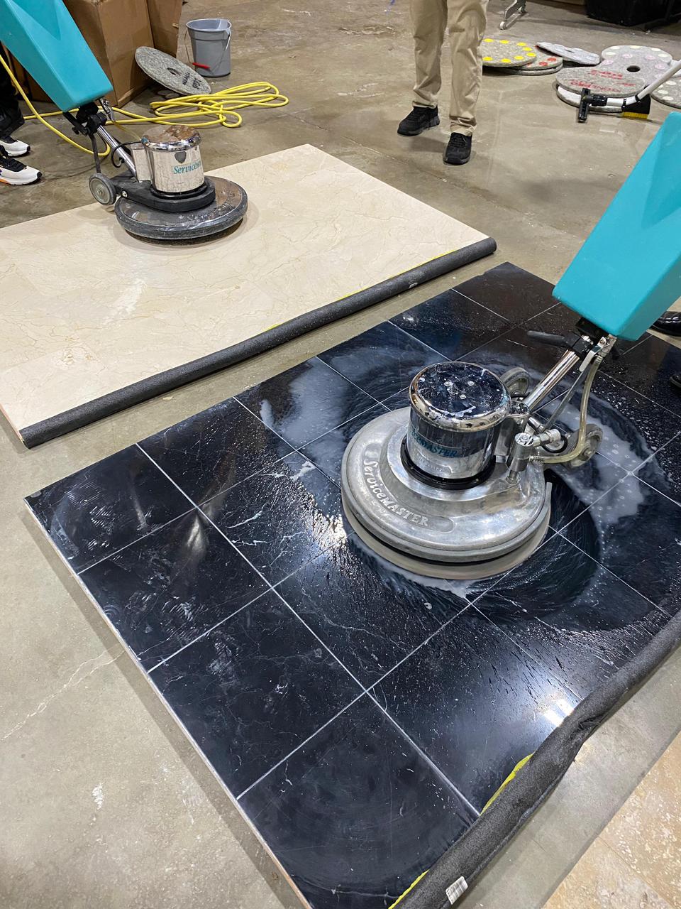 machine washing tile