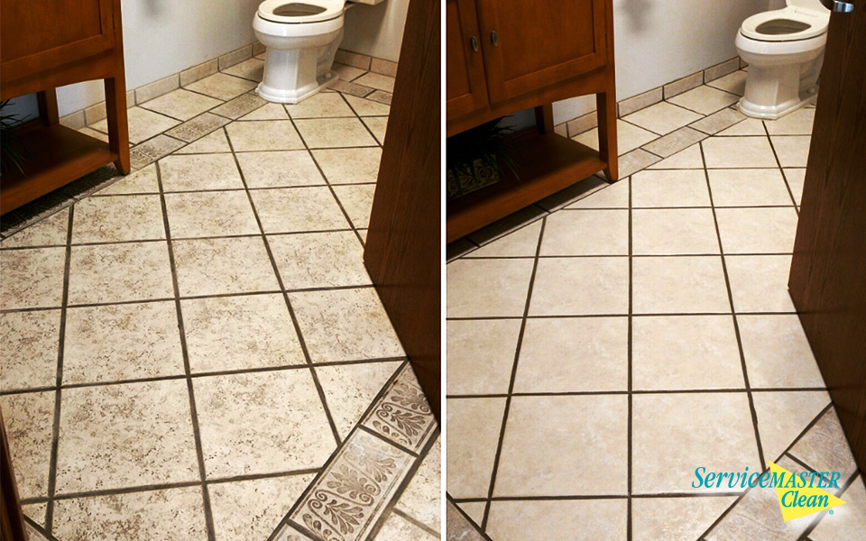 Tile and Grout Cleaning Before and After